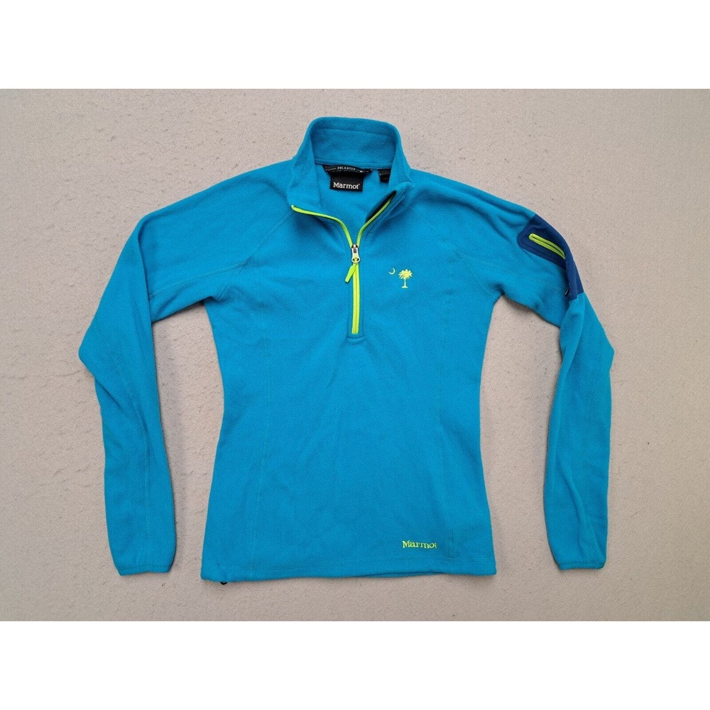 Marmot Women's Polartec Fleece Jacket Micro Series Atomic Blue Size XS